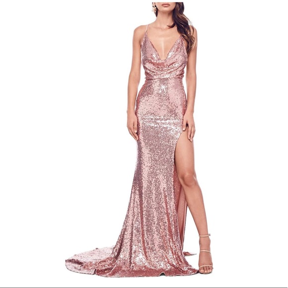 Dresses & Skirts - Rose gold mermaid dress. Never worn.